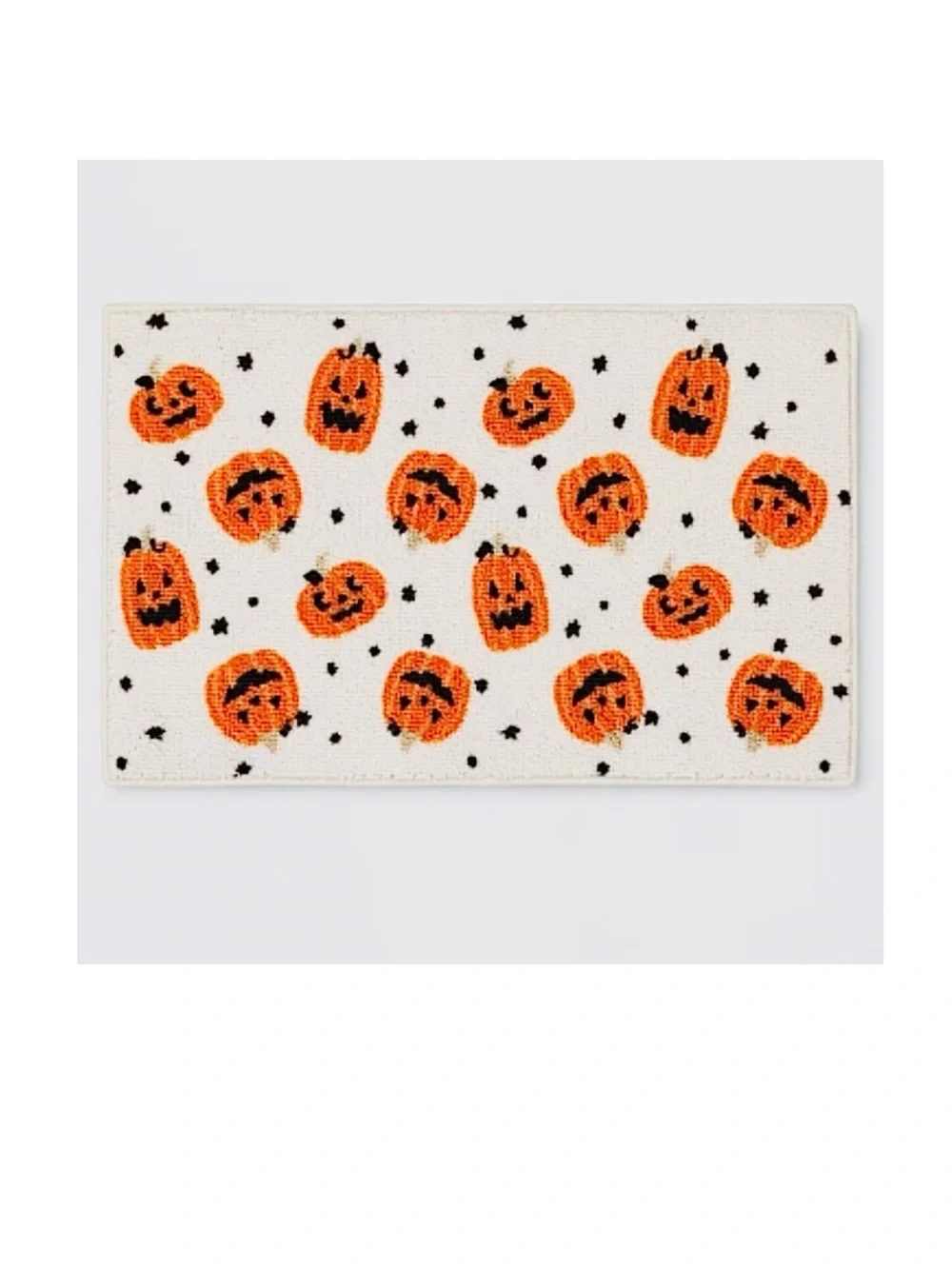 🆕- Threshold Halloween Pumpkins Rectangle Tufted Kitchen Rug. 34x20